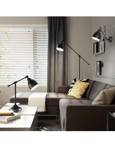 IDEAL LUX: Newton ap1 applique orientabile nero in offerta 2