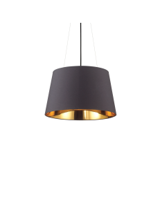 IDEAL LUX: Nordik sp6 sospensione moderna ø60 nero oro in offerta 2