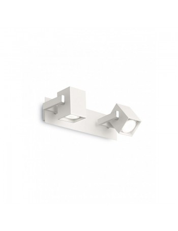 IDEAL LUX: Mouse ap2 applique 2 luci spot orientabili bianco in offerta