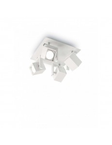 IDEAL LUX: Mouse pl4 plafoniera 4 luci spot orientabili bianco in offerta