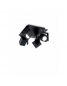 IDEAL LUX: Mouse pl4 plafoniera 4 luci spot orientabili nero in offerta