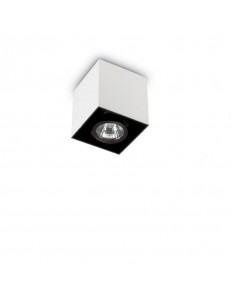 IDEAL LUX: Mood pl1 faretto orientabile small square bianco in offerta