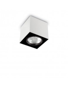 IDEAL LUX: Mood pl1 faretto orientabile big square bianco in offerta