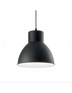 IDEAL LUX: Metro sp1 sospensione 1 luce metallo nero in offerta