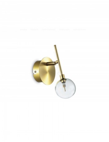 IDEAL LUX: Maracas ap1 applique vintage ottone satinato in offerta