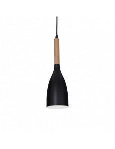 IDEAL LUX: Manhattan sp1 sospensione 1 luce metallo nero in offerta