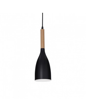 IDEAL LUX: Manhattan sp1 sospensione 1 luce metallo nero in offerta