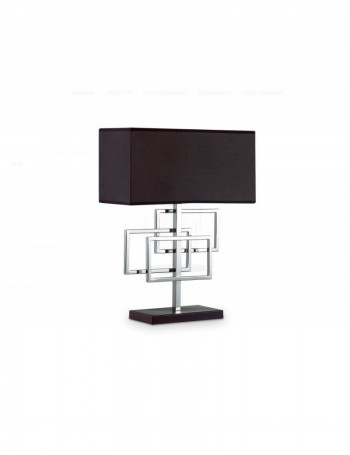 IDEAL LUX: Luxury pt1 lumetto moderno nero e cromo in offerta