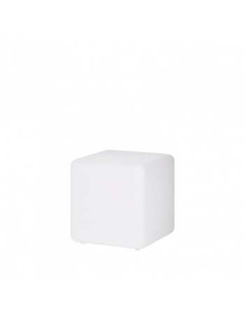 IDEAL LUX: Luna pt1 lampada da terra 30x30 cubo luminoso ip44 in offerta