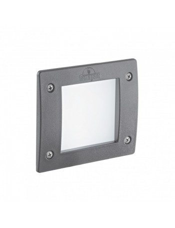 IDEAL LUX: Leti fi1 faretto da incasso per esterni square grigio in offerta