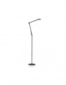 IDEAL LUX: Futura pt1 piantana led orientabile in alluminio nera in offerta