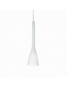 IDEAL LUX: Flut sp1 sospensione small in vetro bianco in offerta