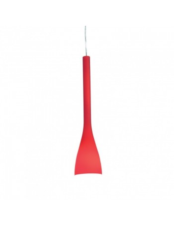 IDEAL LUX: Flut sp1 sospensione small in vetro rosso in offerta