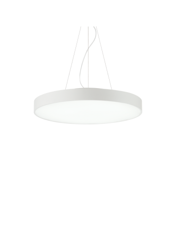 IDEAL LUX: Halo sp1 sospensione led 17w anello ø35 cm bianco luce calda o naturale in offerta