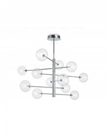 IDEAL LUX: Equinoxe sp12 lampadario 12 luci in metallo cromo in offerta