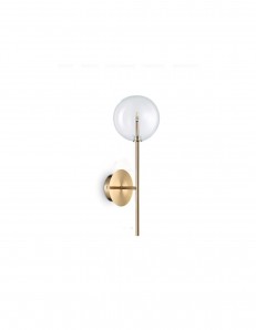 IDEAL LUX: Equinoxe ap1 applique in metallo ottone antico in offerta