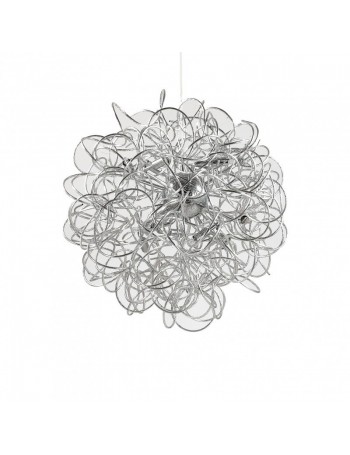 IDEAL LUX: Dust sp12 sospensione in alluminio argento ø62 12 luci in offerta