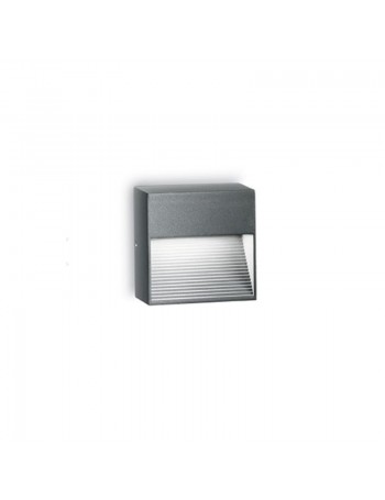 IDEAL LUX: Down ap1 applique segnapasso da esterno antracite IP44 in offerta