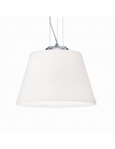 IDEAL LUX: Cylinder sp1 sospensione ø40 bianca vetro in offerta