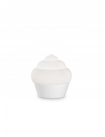 IDEAL LUX: Cupcake lampada da tavolo per cameretta bianca in offerta