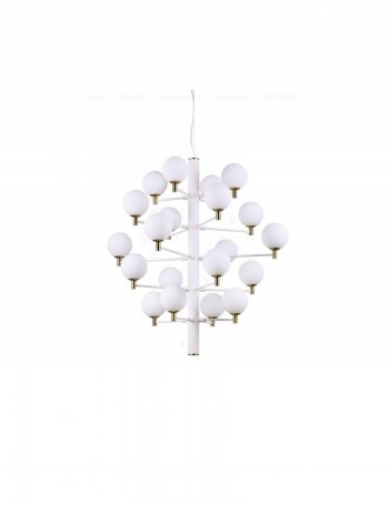 IDEAL LUX: Copernico sp20 sospensione 20 luci in metallo bianco in offerta