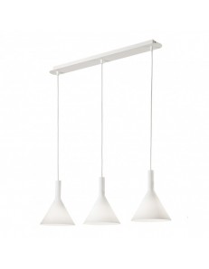IDEAL LUX: Cocktail sp3 sospensione 3 luci bianca in offerta