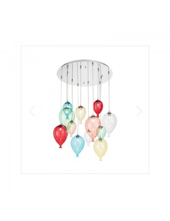 IDEAL LUX: Clown sp12 sospensione moderna 12 luci multicolor in offerta