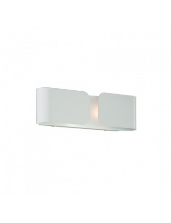 IDEAL LUX: Clip ap2 applique mini bianco rettangolare in offerta