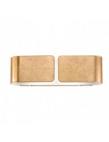 IDEAL LUX: Clip ap2 applique mini oro rettangolare in offerta