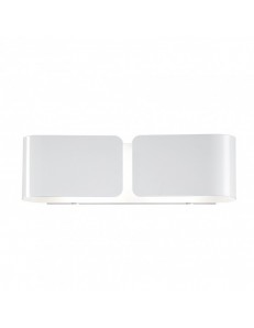 IDEAL LUX: Clip ap2 applique small bianco rettangolare in offerta