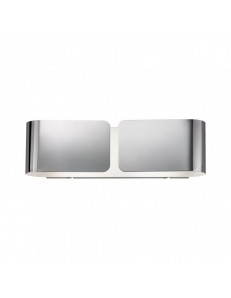 IDEAL LUX: Clip ap2 applique small cromo rettangolare in offerta