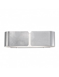 IDEAL LUX: Clip ap2 applique small argento rettangolare in offerta