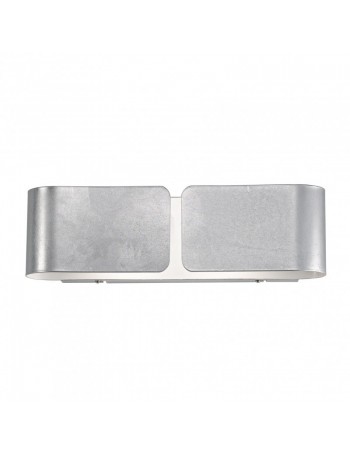 IDEAL LUX: Clip ap2 applique small argento rettangolare in offerta