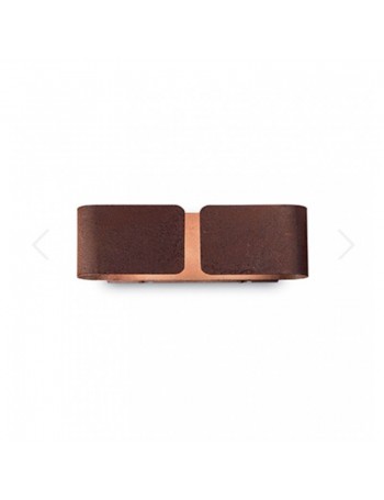 IDEAL LUX: Clip ap2 applique small corten rettangolare in offerta