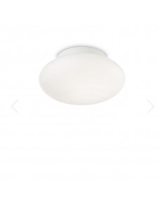 IDEAL LUX: Bubble pl1 plafoniera da esterno ip54 bianco in offerta