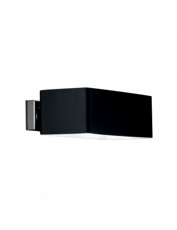 IDEAL LUX: Box ap2 applique nero rettangolare in offerta