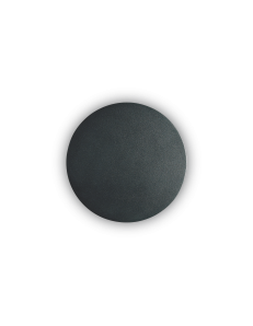 IDEAL LUX: Cover ap1 applique led in alluminio round small nero in offerta