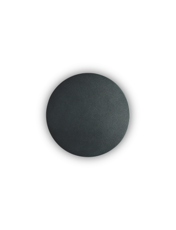 IDEAL LUX: Cover ap1 applique led in alluminio round small nero in offerta