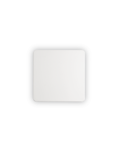 IDEAL LUX: Cover ap1 square applique led in alluminio small bianco in offerta