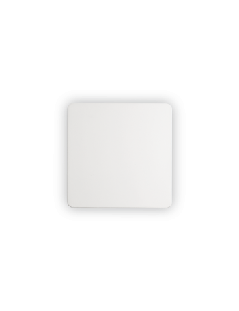 IDEAL LUX: Cover ap1 square applique led in alluminio small bianco in offerta