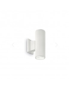 IDEAL LUX: Base AP2 Applique per esterno bianco cilindro IP44 in offerta