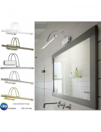 IDEAL LUX: Bow ap66 applique bagno media LED inclinabile vari colori in offerta