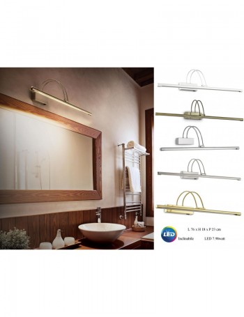 IDEAL LUX: Bow ap114 applique bagno Grande Led vari colori in offerta