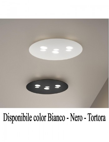 ANTEALUCE: Zen Plafoniera media Ø44 ovale LED gx53 colore bianco, nero o tortora in offerta