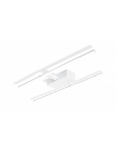 EXCLUSIVE LIGHT by promoIngross: ELEGANCE Plafoniera LED metallo verniciato bianco 32watt 2280