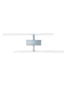 EXCLUSIVE LIGHT by promoIngross: ELEGANCE Plafoniera cromo LED metallo verniciato bianco 32watt 2