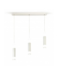 EXCLUSIVE LIGHT by promoIngross: DERBY Sospensione LED cilindrica biemissione 3 luci 20watt 2400 2