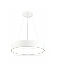 AURORA Sospensione LED rotonda metallo vari colori Ø60 36watt 3240 lumen 3000k 2