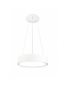 AURORA Sospensione LED rotonda metallo vari colori Ø45 27watt 2430 lumen 3000k 2