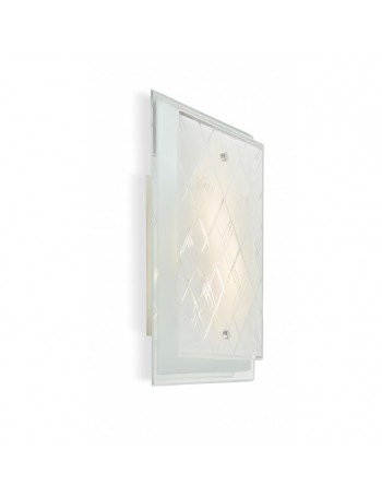 EXCLUSIVE LIGHT by promoIngross: DAMA Plafoniera 1 luce vetro extrachiaro rettangolare in offerta